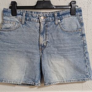 H&M Light Blue Denim Bermuda Shorts